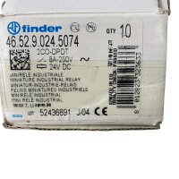 SET Inhalt 9 Stück!!! Finder 46.52.9.024.5074 Miniatur Industrie-Relais