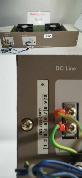 Siemens 6ES5988-3NA11  Stromversorgung 6ES5 988-3NA11