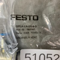 Festo GRLA-1/4-QS-8-D Drossel-Rückschlagventil 193147