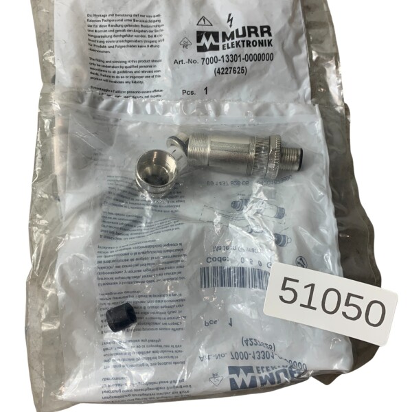 SET Inhalt 4 Stück!!! Murr 7000-13301-0000000 Steckverbinder-Komplettset 4227625