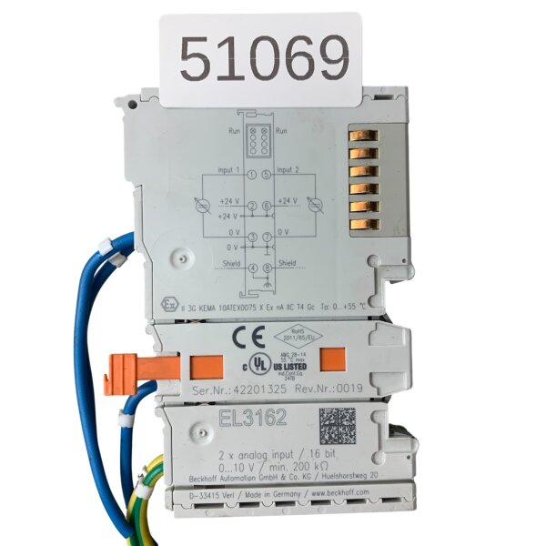 Beckhoff EL3162 EtherCAT-Klemme