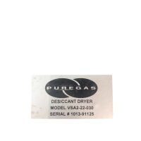 Deckel gebrochen!!! Puregas VSA2-22-030 pneumatisches Aufbereitungs- und Trocknungssystem