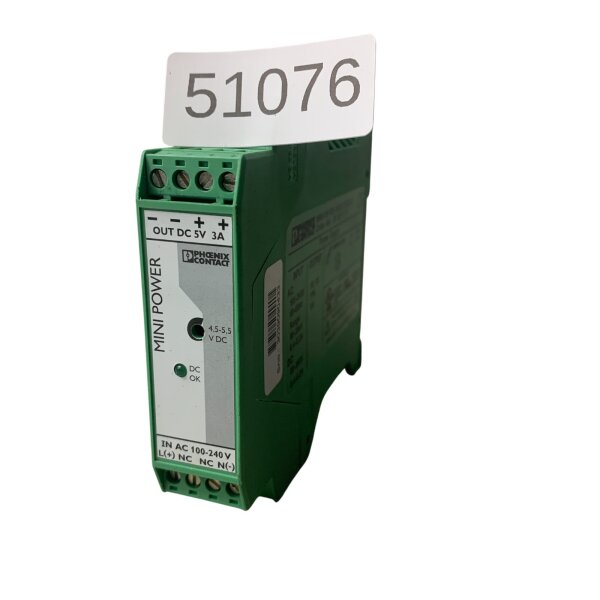Gehäuse beschädigt!!! Phoenix Contact MINI-PS-100-240AC/5DC/3 Schaltnetzteil 2938714
