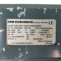 SEW R27 AQH100/1 DS56L/TF/AS1H/SM10 Servomotor