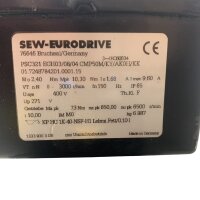SEW PSC321 ECH03/08/04 CMP50M/KY/AK0H/KK Servomotor mit Getriebe 01.7248784201.0001.15