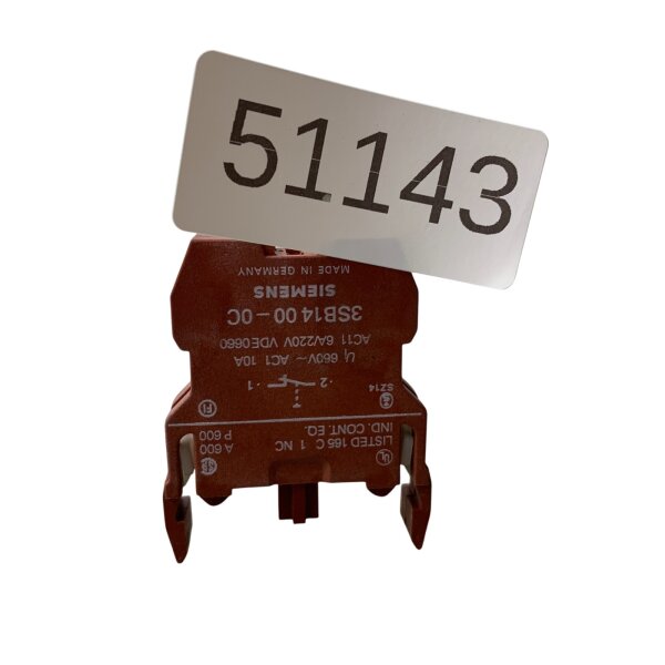 SET Inhalt 12 Stück!!! Siemens 3SB1400-0C Schaltelement