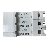 SET Inhalt 4 Stück!!! Siemens 5SX23 Leistungsschalter C10