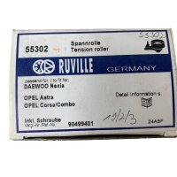 Ruville 55302 Spannrolle für Deawoo Nexia, Opel...
