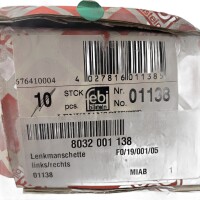SET Inhalt 5 Stück!!! febi Bilstein 01138...