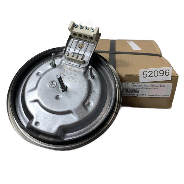 E.G.O. 12.14453.002 elektrische Kochplatte 1000W 230V 14,5cm