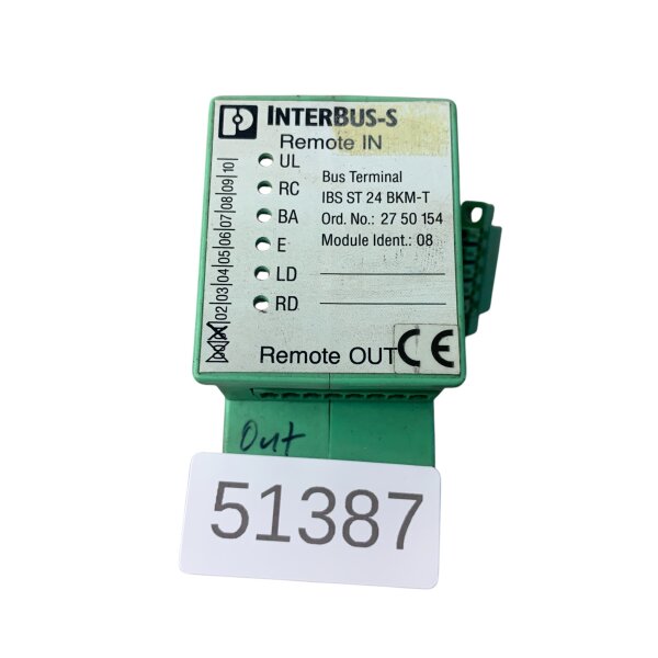 Phoenix Contact IBS ST 24 BKM-T Interbus-S Buskoppelmodul 27 50 154
