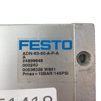 Festo ADN-63-50-A-P-A Kompaktzylinder+Dämpfer 24899648