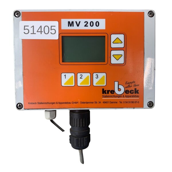 Krebeck MV200 Wiege-Steuergerät für Stall- und Fütterungsanlagen