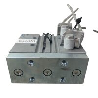 Festo DFM-50-50-P-A-KF pneumatischer Führungsschlitten 170947 + 2 Drossel-Rückschlagventile VFOF-LE-BAH-G14-Q8 1927030