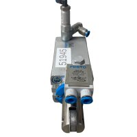 Festo DFSP-Q-40-30-DR-PA Schwenkantrieb 575169 + FVOF-LE-BAH-G18-Q6 Drosselrückschlagventil 8001459 + Anschlüsse