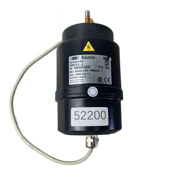 Baumer TDP0,2LS-4 Tachogenerator