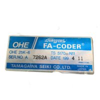 Mitsubishi HA43NC-S Servo Motor + Drehgeber FA-CODER OHE 25K-6 + Drehmomentkupplung