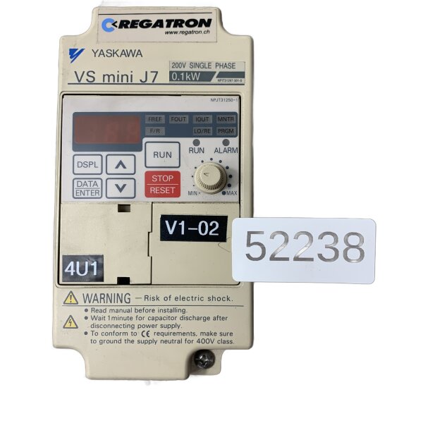 Yaskawa CIMR-J7ACR0P1 Frequenzumrichter