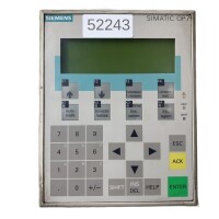 Siemens 6AV3 607-1JC20-0AX1 Operator Panel