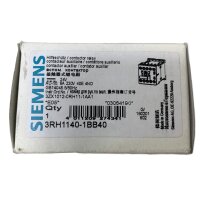 Siemens 3RH1140-1BB40 Hilfsschütz