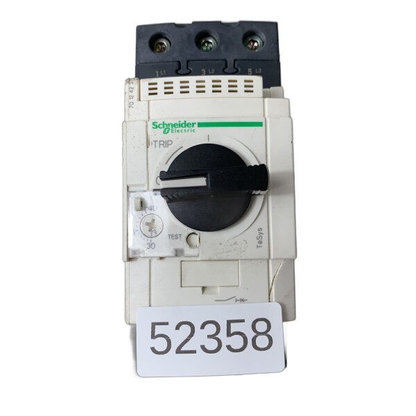 Gehäuse beschädigt!!! Schneider GV3P40 Motorschutzschalter