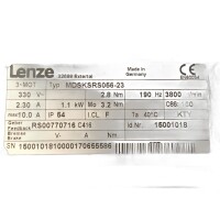 Lenze MDSKSRS056-23 Servomotor 15001018