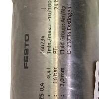 Festo CRVZS-0,4 Druckluftspeicher 160234
