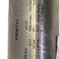 Festo CRVZS-0,4 Druckluftspeicher 160234