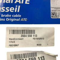 ATE 24-3727-0659.2 Handbremsseil für Ford