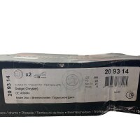 NK 209314 Bremsscheibensatz VA für Chrysler und Dodge 4509640