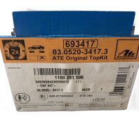 ATE 03.0520-3417.3 Trommelbremsbacken-Satz für Mercedes-Benz 693417