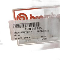 Brembo 09.5449.14 Bremsscheiben Vorderachse für Nissan und Infiniti 24.0122-0146.1 40206-71E05