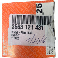 Mahle Knecht KL 25 Kraftstofffilter für VAG