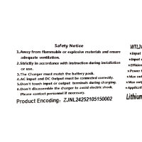 WTL WTL2425ZMB industrielles Ladegerät für Lithium-Batterien ZJNL24252105150002