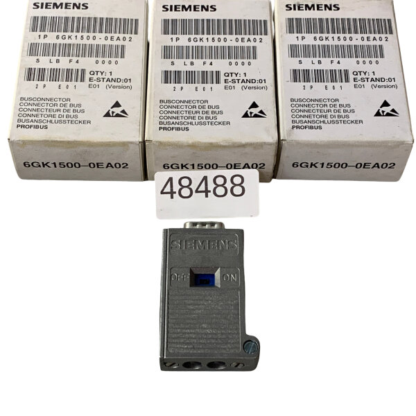 SET Inhalt 3 Stück!!! Siemens 6GK1500-0EA02 Busconnector