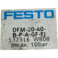 FESTO DFM-20-40-B-P-A-GF-EJ 532316 Führungszylinder Zylinder