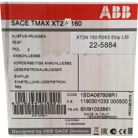 ABB SACE TMAX XT2N160 Leistungsschalter