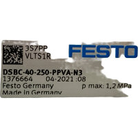 FESTO DSBC-40-250-PPVA-N3 1376664 Normzylinder