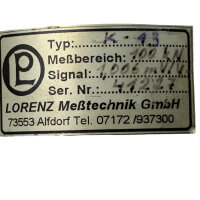 Lorenz K-43 Druckraftsensor