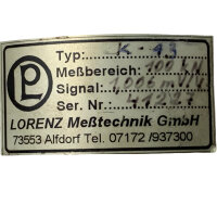 Lorenz K-43 Druckraftsensor