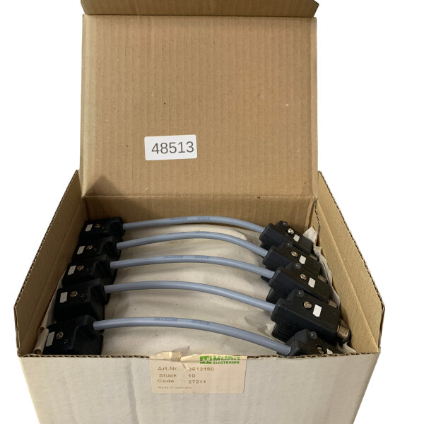 SET Inhalt 10 Stück!!! Murr 3613150 MSUD Doppelventilstecker-Adapterkabel