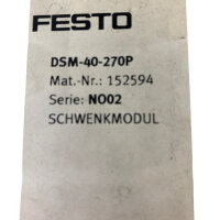 Festo DSM-40-270P Schwenkmodul 152594