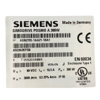 Siemens SIMODRIVE POSMO A 300 W Stellantrieb 6SN2155-1AA21-1BA1