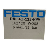 Festo DNC-63-125-PPV Normzylinder 163420 Zylinder