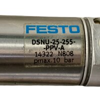 Festo DSNU-25-255-PPV-A Rundzylinder 14322 Zylinder
