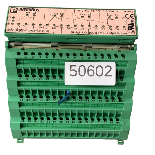 Phoenix Contact INTERBUS-ST Digital-Ausgabemodul IB ST 24 DO 16/3 2754943