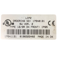 Danfoss LCP2 Bedieneinheit für Frequenzumrichter...