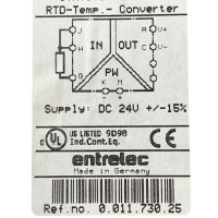 Entrelec C.A.I.S.-E RTD/V RTD-Temperaturwandler 0.011.730.25