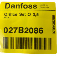 Danfoss 027B2086 Düsenset für Schwimmerventile