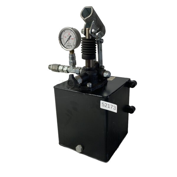 hydraulische Handpumpe mit Tank und Manometer 130 716694